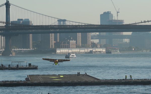 Electra demonstrates runway-free operations with ultra-short takeoff and landing at Manhattan Heliport